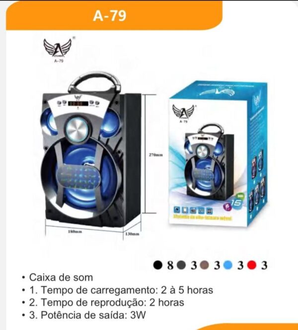 A79 Caixa Do Som Altomex 7898849432174