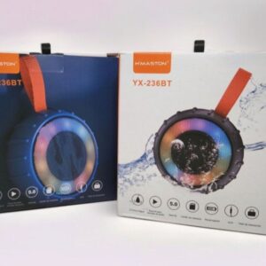 Caixa De Som À Prova DÁgua Com Led Hmaston Yx236Bt
