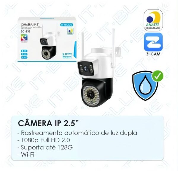Scb35 Camera Segurança Com Rastreamento Automático 7908125211871
