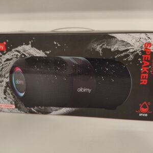 Caixa De Som Portátil À Prova DÁgua Com Iluminação Rgb Aibimy My286Bt