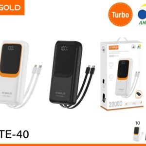 Bte40 Power Bank 20000Mah Agold 7016452756191