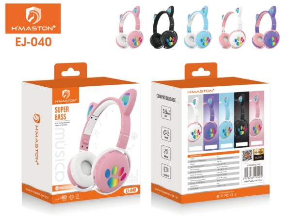 Ej040 Headfone Super Bass H Maston