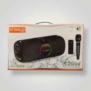 Sn32 Caixa De Som Com Microfone E Controle 120W Agold Pro