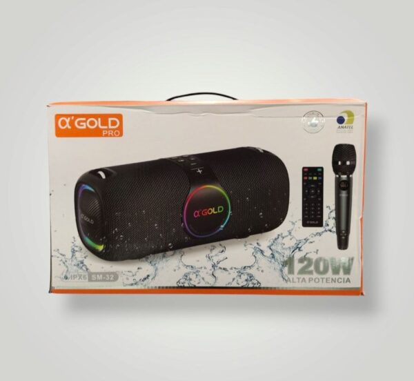 Sm36 Caixa De Som Agold 80W