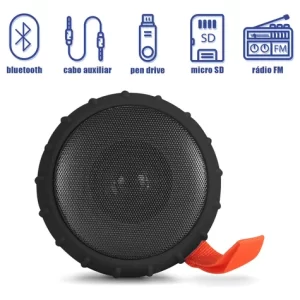 Caixa De Som À Prova DÁgua Com Led Hmaston Yx236Bt - Imagem 4